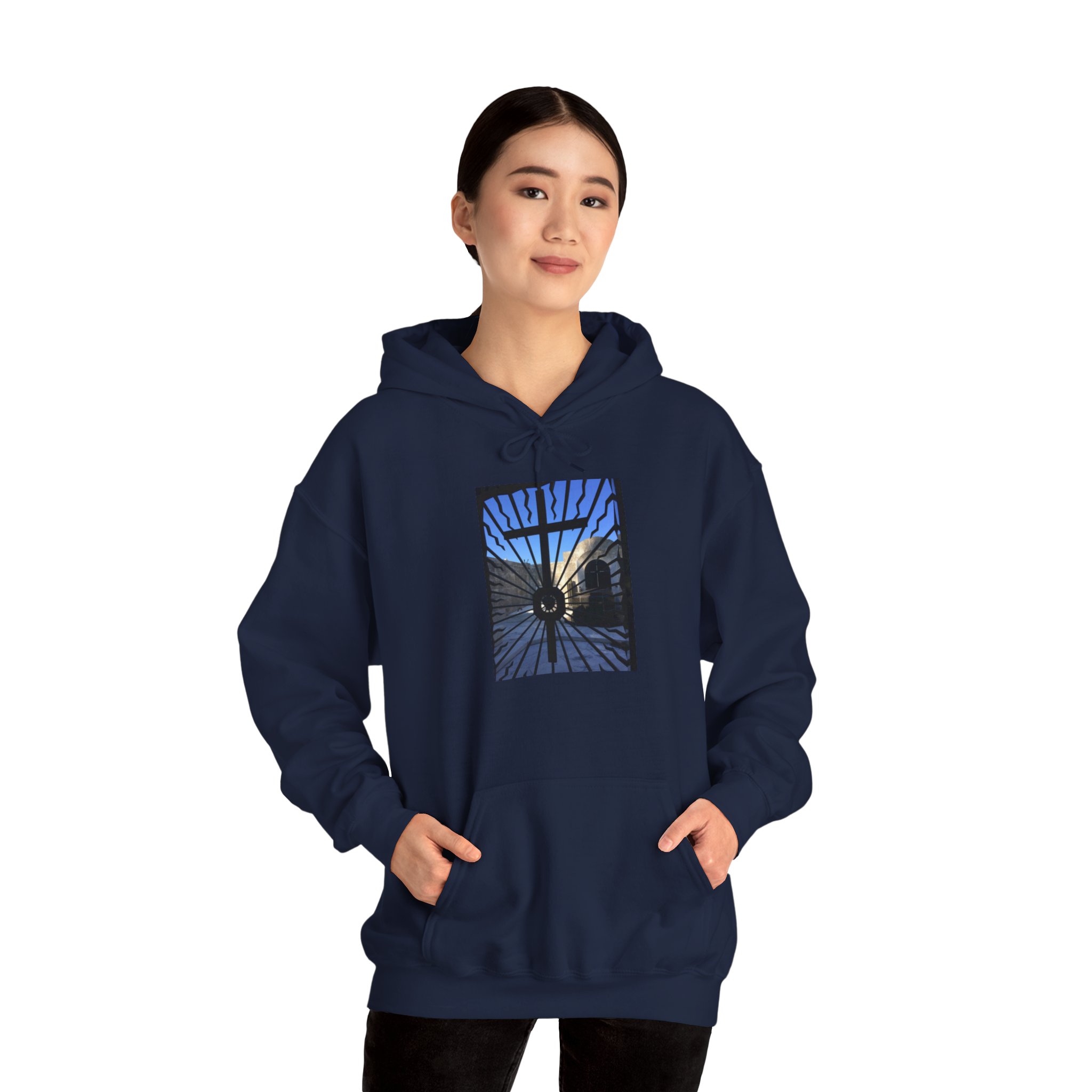 Faithful Cross Hoodie - Image 2
