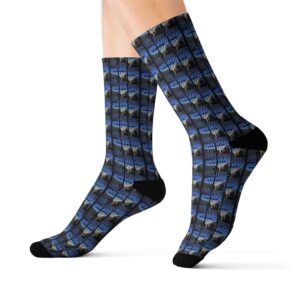 Faithful Crosses Dress Socks